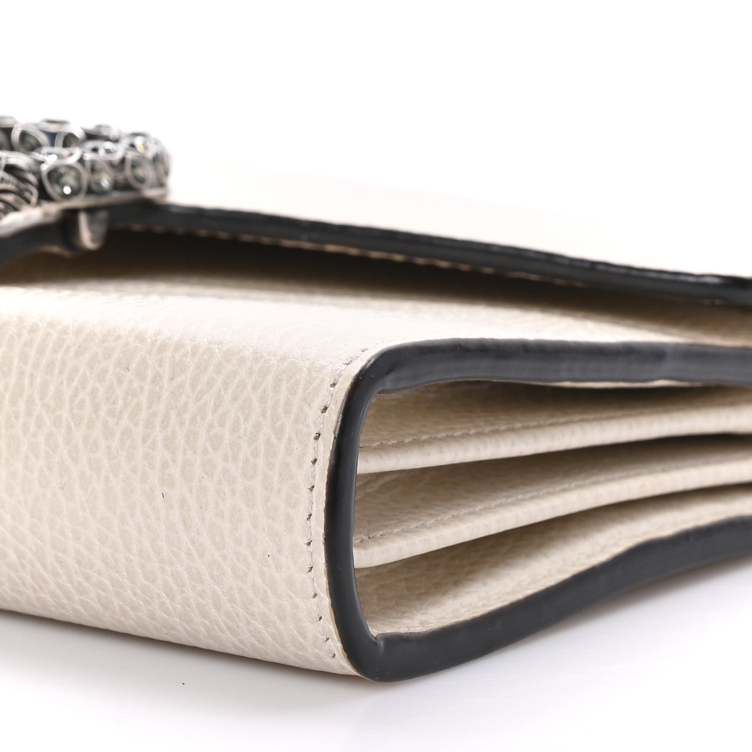 Gucci Dollar Calfskin Mini Dionysus Chain Wallet Mystic White 9 of 9