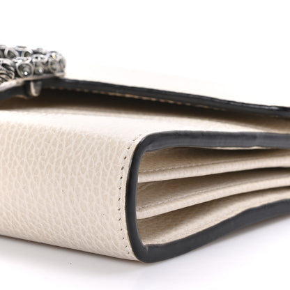 Gucci Dollar Calfskin Mini Dionysus Chain Wallet Mystic White 9 of 9
