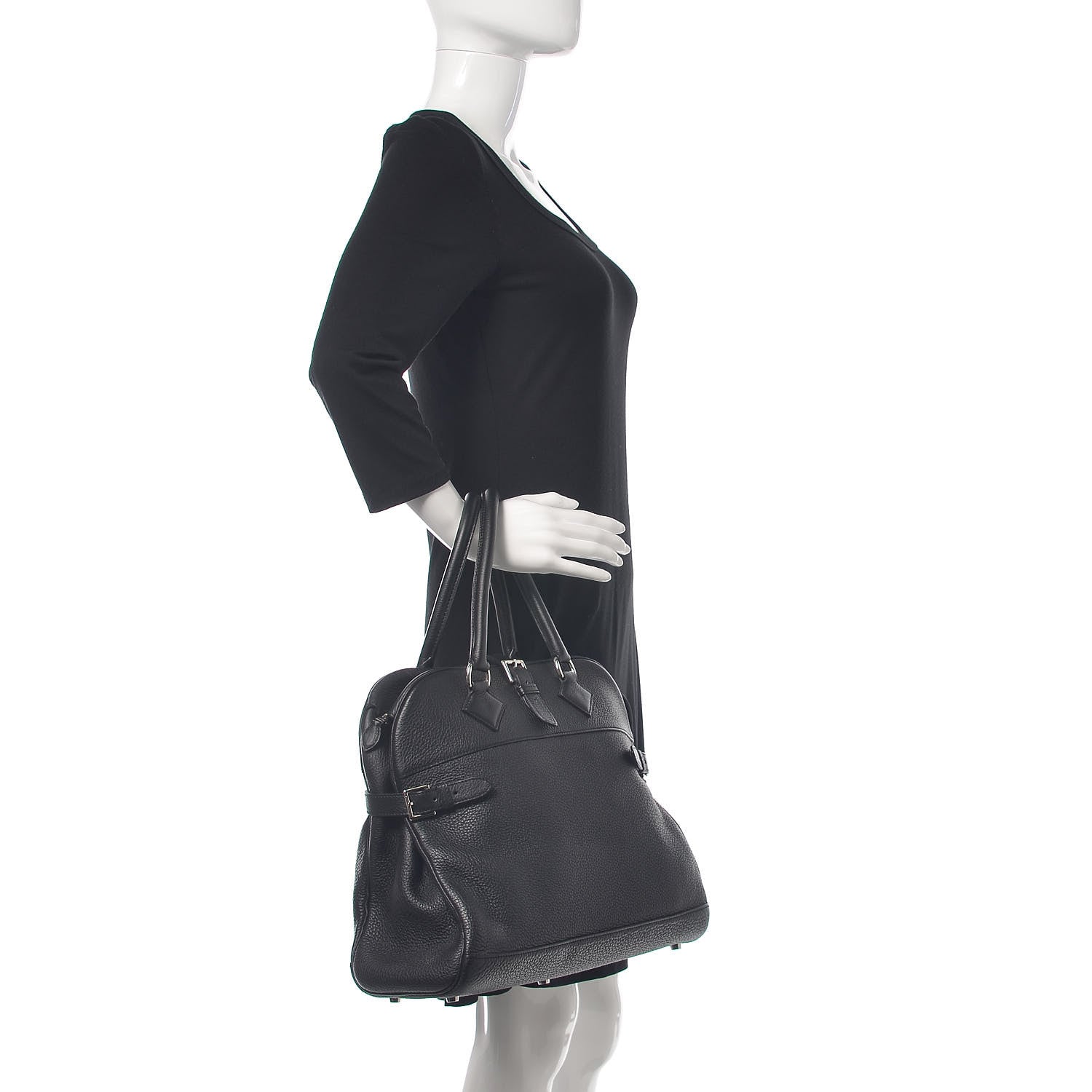 Hermes Taurillon Clemence Atlas 35 Black 2 of 15