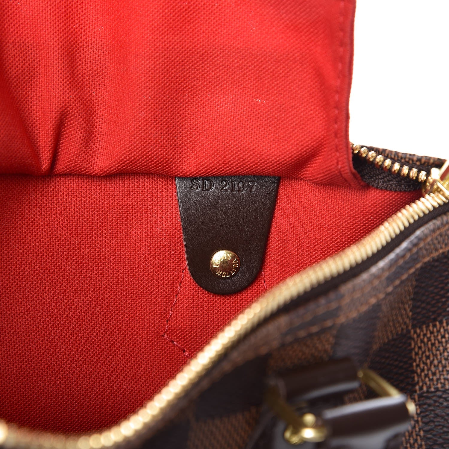 Louis Vuitton Damier Ebene Speedy Bandouliere 25 7 of 9