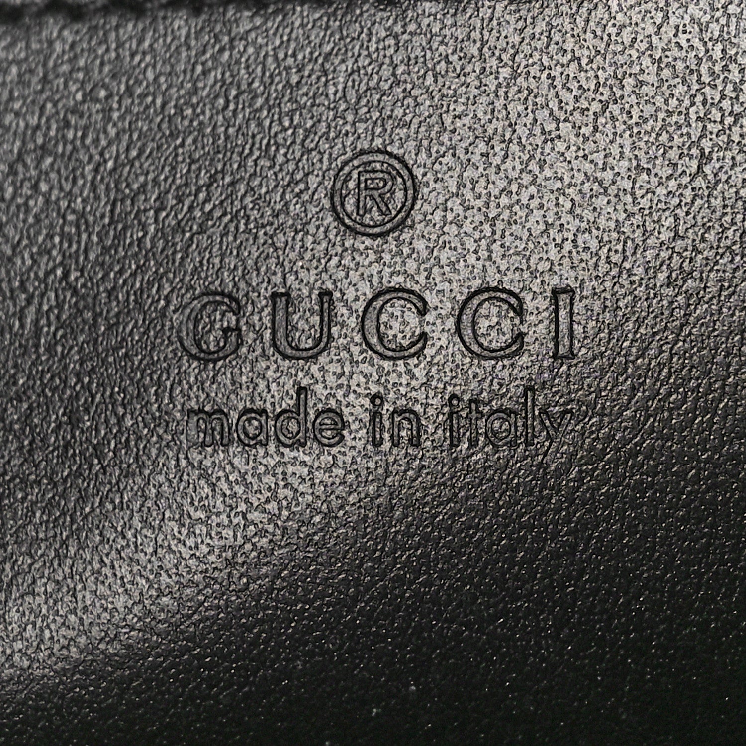 Gucci Calfskin Matelasse Monochrome Mini GG Marmont Chain Shoulder Bag Black 6 of 10