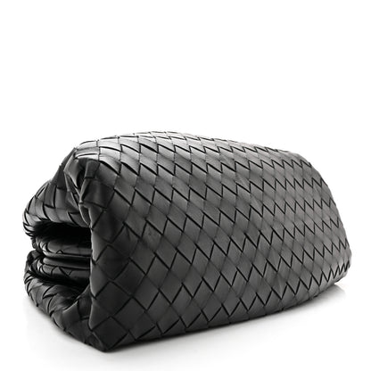 Bottega Veneta Nappa Maxi Intreccio The Pouch Oversized Clutch Black 4 of 12