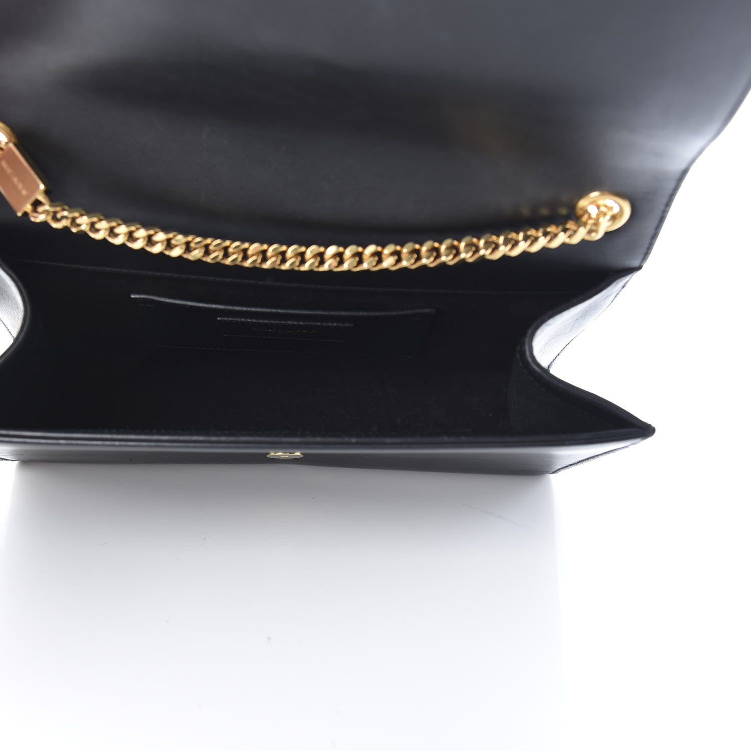 Saint Laurent Smooth Calfskin Medium Classic Monogram Kate Tassel Satchel Black 5 of 19