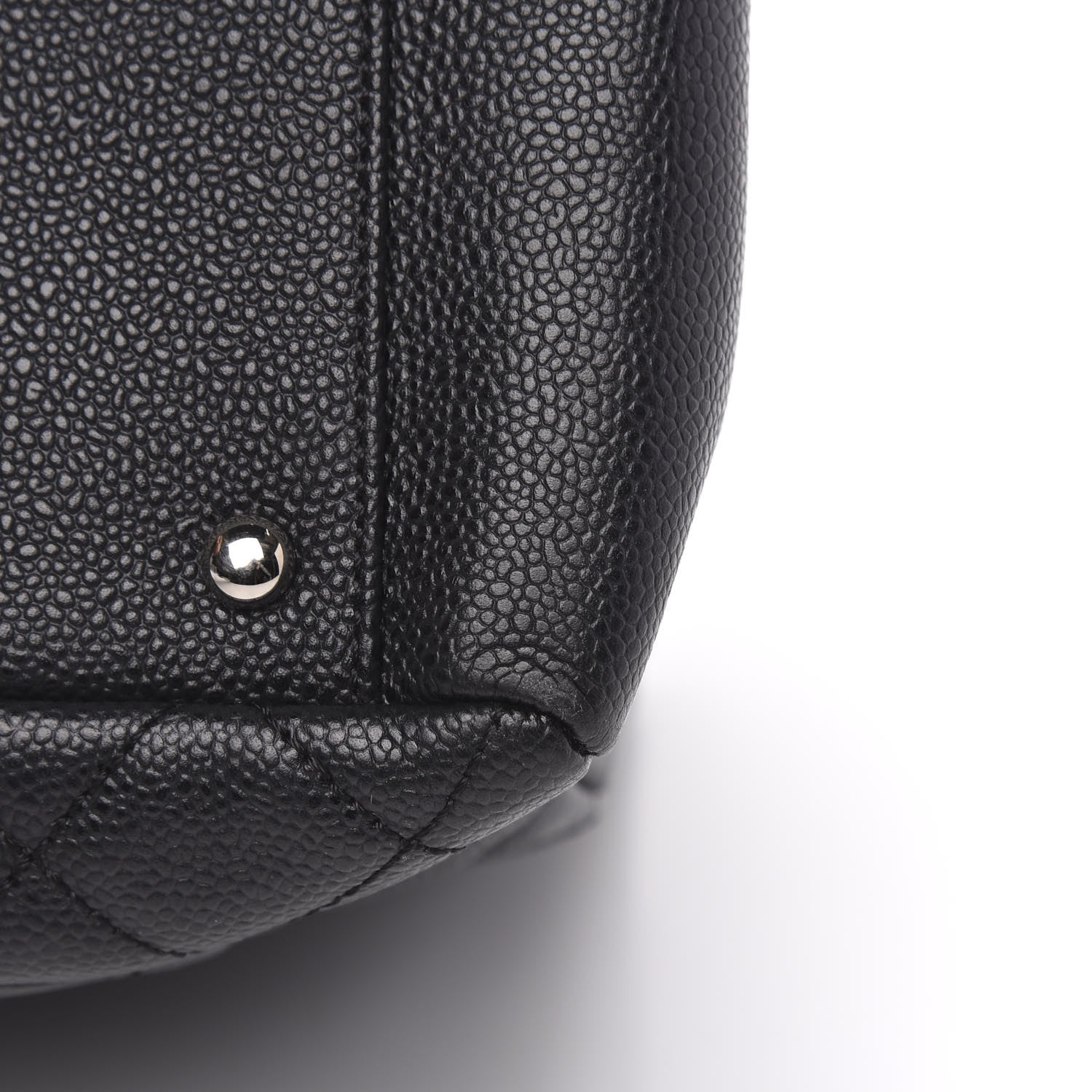 Chanel Caviar Quilted XL Grand Shopping Tote GST Black 10 of 11