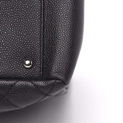 Chanel Caviar Quilted XL Grand Shopping Tote GST Black 10 of 11