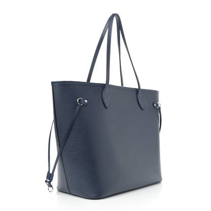 Louis Vuitton Epi Neverfull MM Indigo 4 of 15