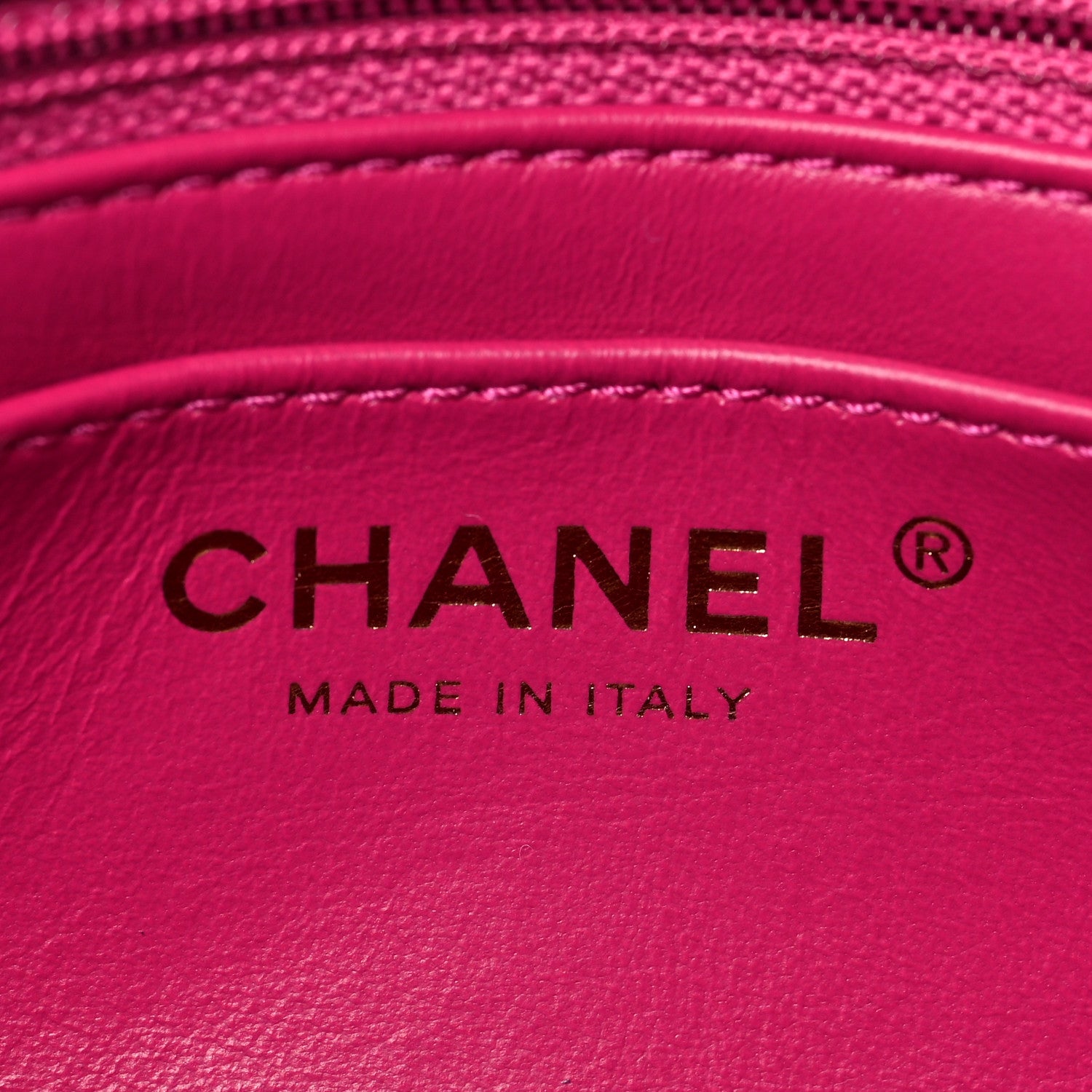 Chanel Lambskin Quilted Mini Pearl Crush Flap Fuchsia 5 of 7