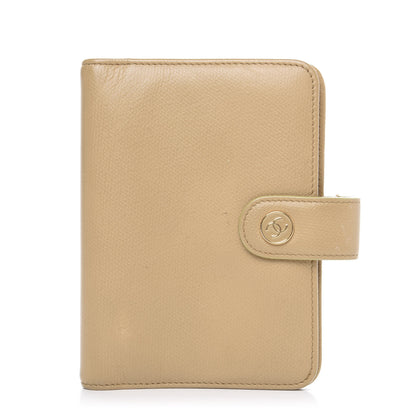 Chanel Goatskin Small Ring Agenda Planner Beige 1 of 8