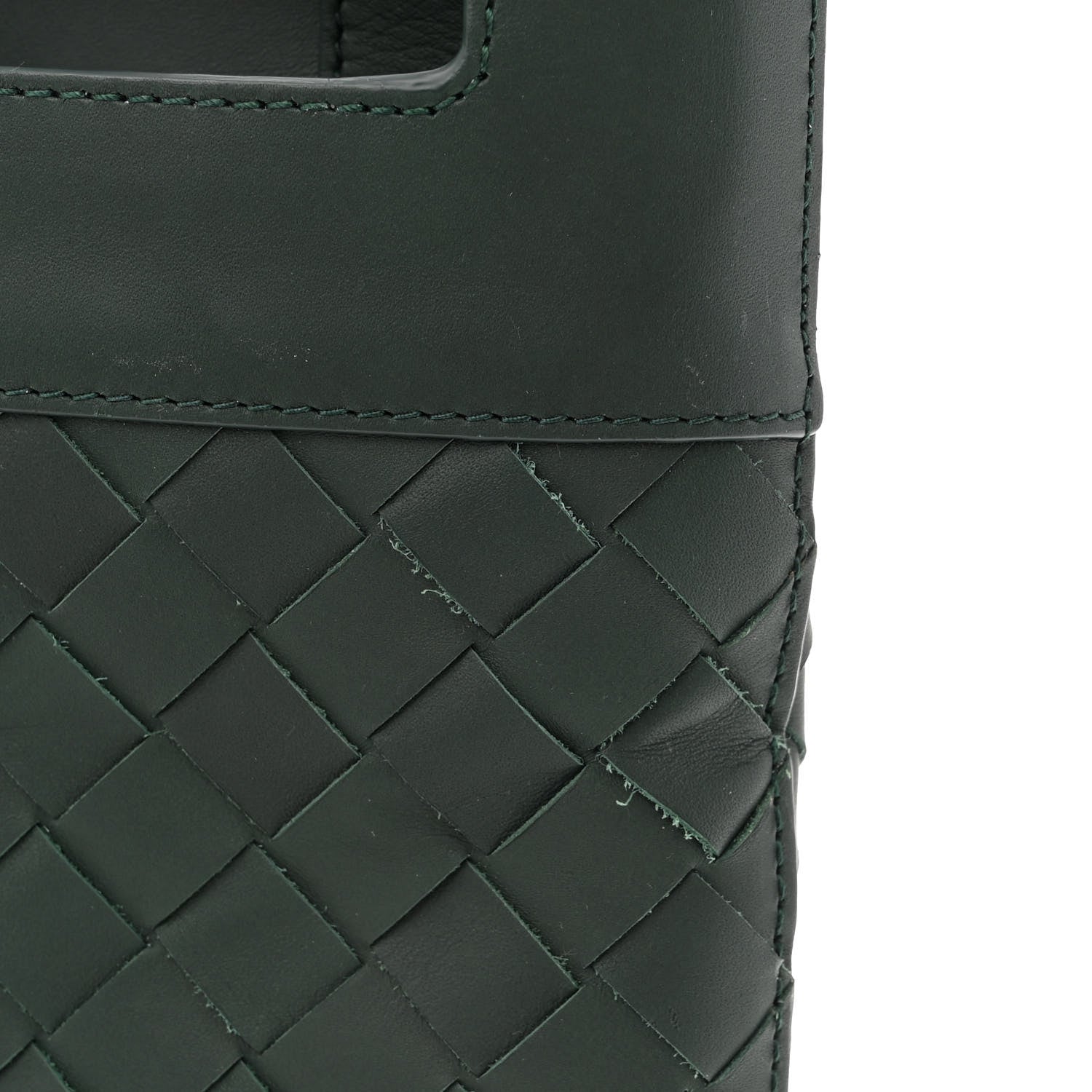 Bottega Veneta Nappa Intrecciato VN Crossbody Messenger Bag Green 9 of 10