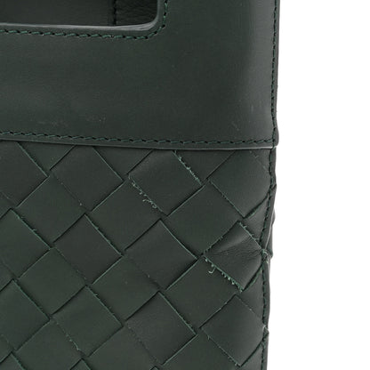 Bottega Veneta Nappa Intrecciato VN Crossbody Messenger Bag Green 9 of 10