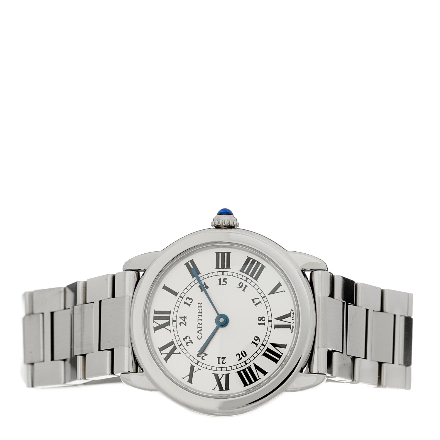 Cartier Stainless Steel 29mm Ronde Solo Quartz Watch 2 of 4