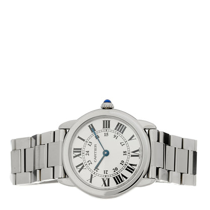 Cartier Stainless Steel 29mm Ronde Solo Quartz Watch 2 of 4
