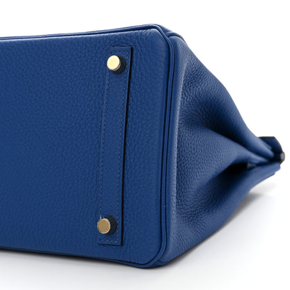 Hermes Togo Birkin 30 Bleu France 10 of 11