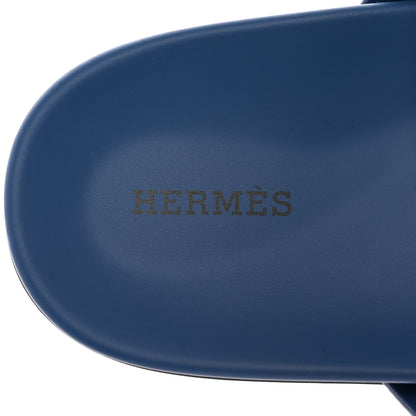 Hermes Epsom Womens Chypre Sandals 39 Bleu Bleuet 7 of 9
