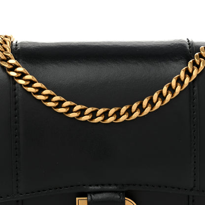 Balenciaga Shiny Box Calfskin Hourglass Chain Bag Black 8 of 10