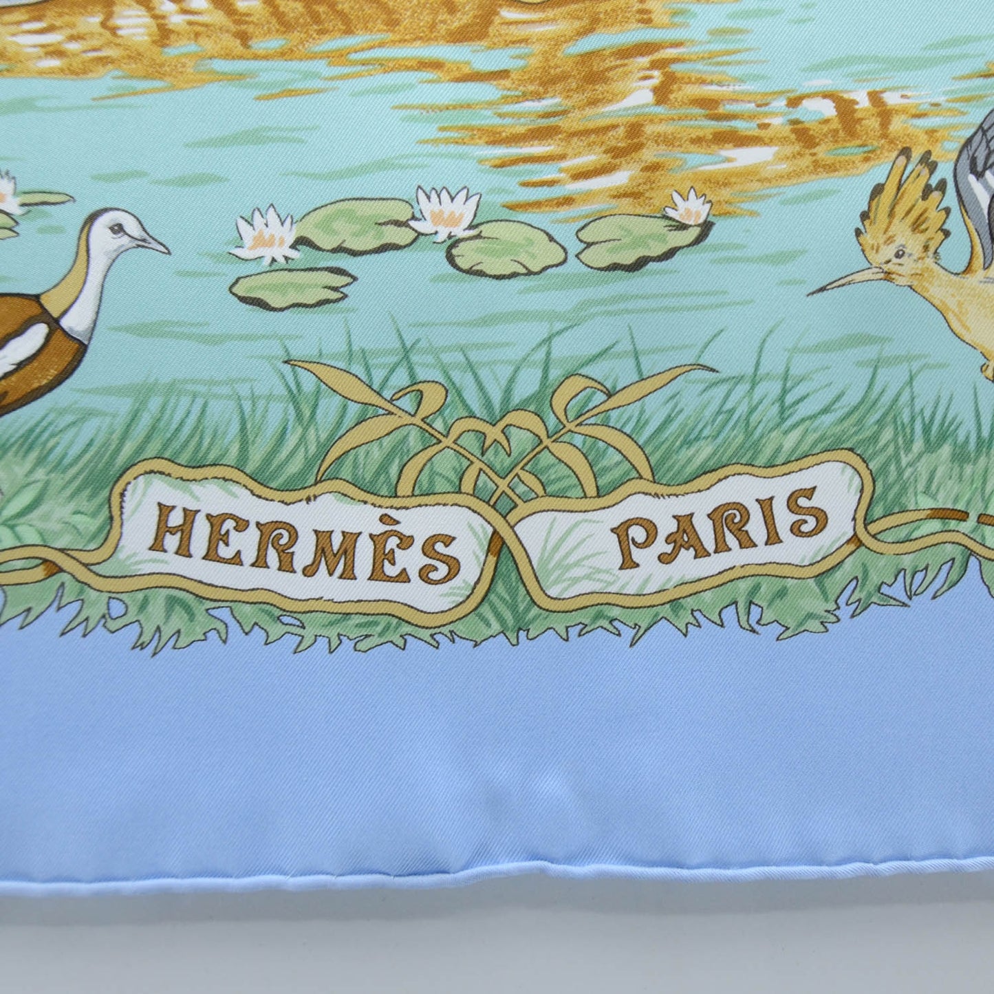 Silk La Treve de L eau Scarf 90