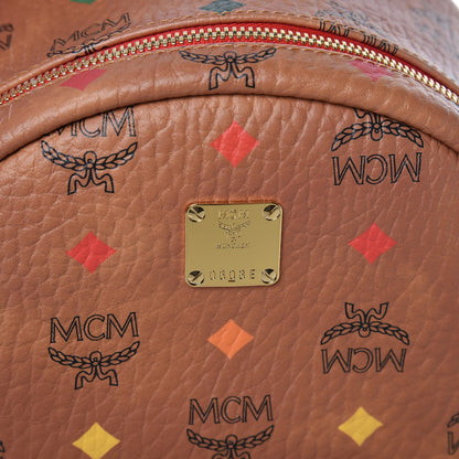 MCM Visetos Spektrum Small Stark Backpack Cognac 6 of 12