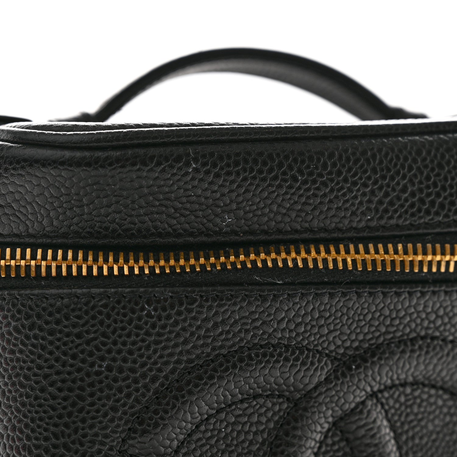Chanel Caviar Vanity Cosmetic Case Black 9 of 10