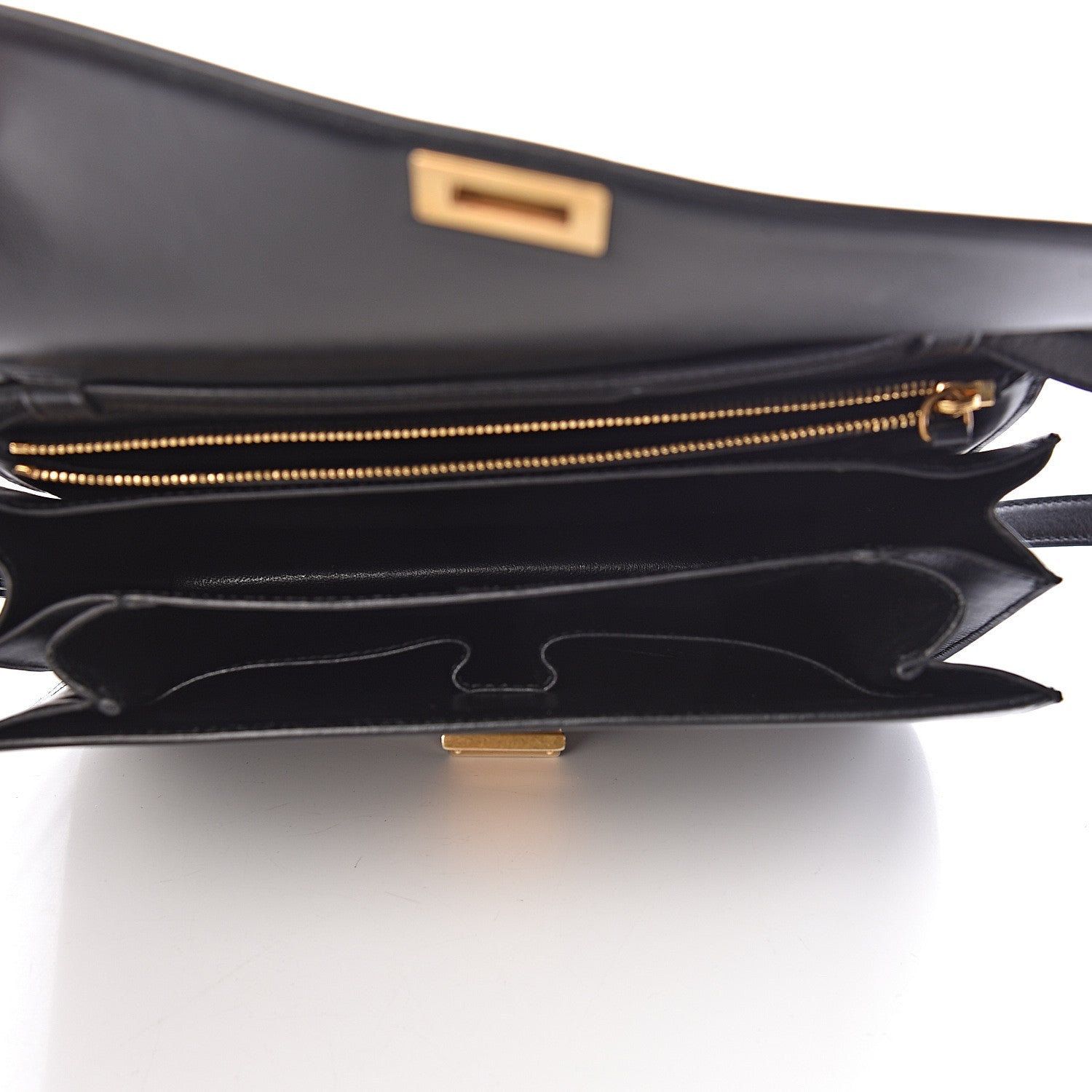 Celine Box Calfskin Medium Classic Box Flap Bag Black 5 of 10