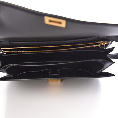 Celine Box Calfskin Medium Classic Box Flap Bag Black 5 of 10