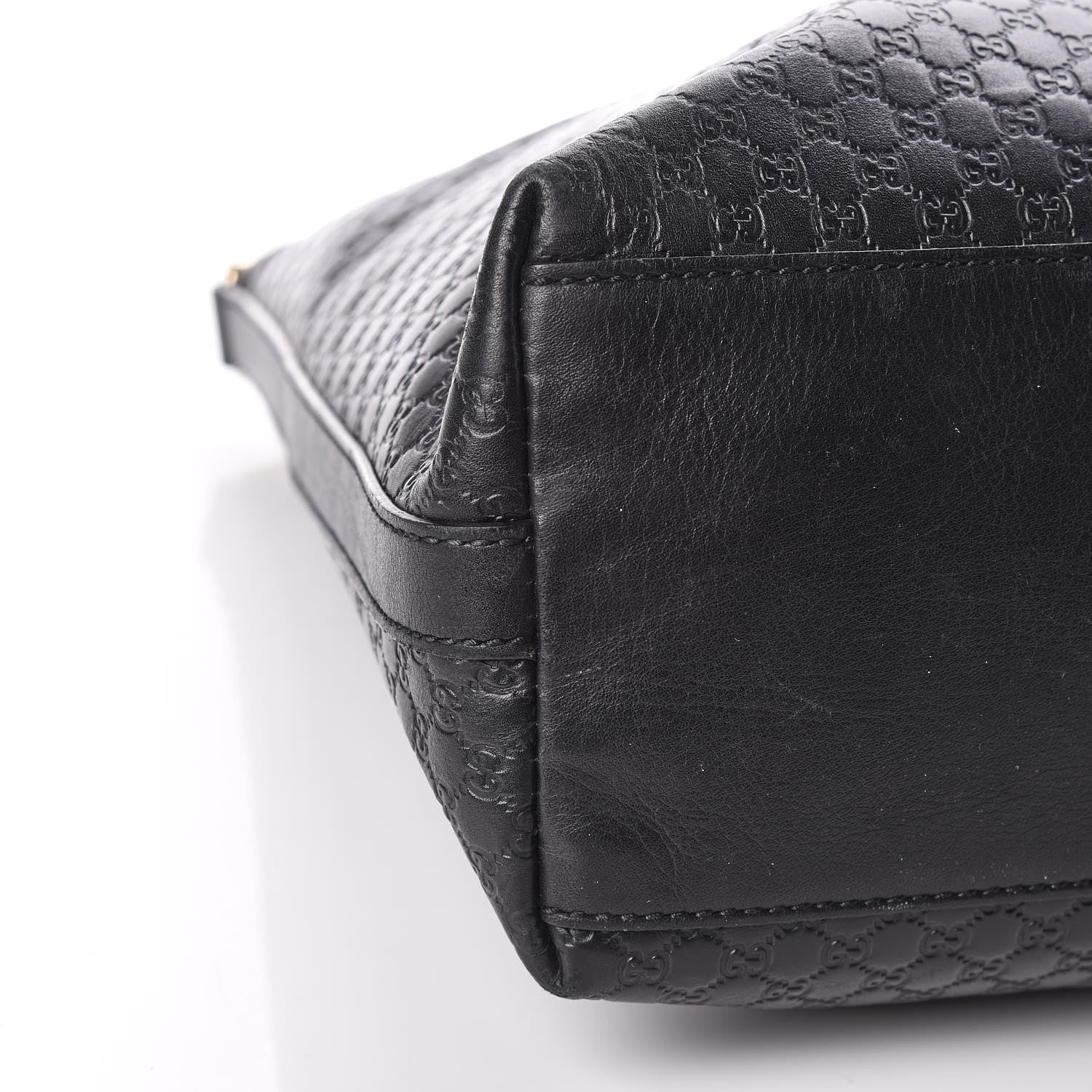 Gucci Soft Microguccissima Margaux Shoulder Bag Black 12 of 13