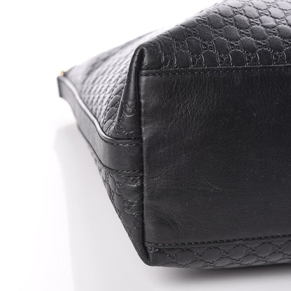 Gucci Soft Microguccissima Margaux Shoulder Bag Black 12 of 13