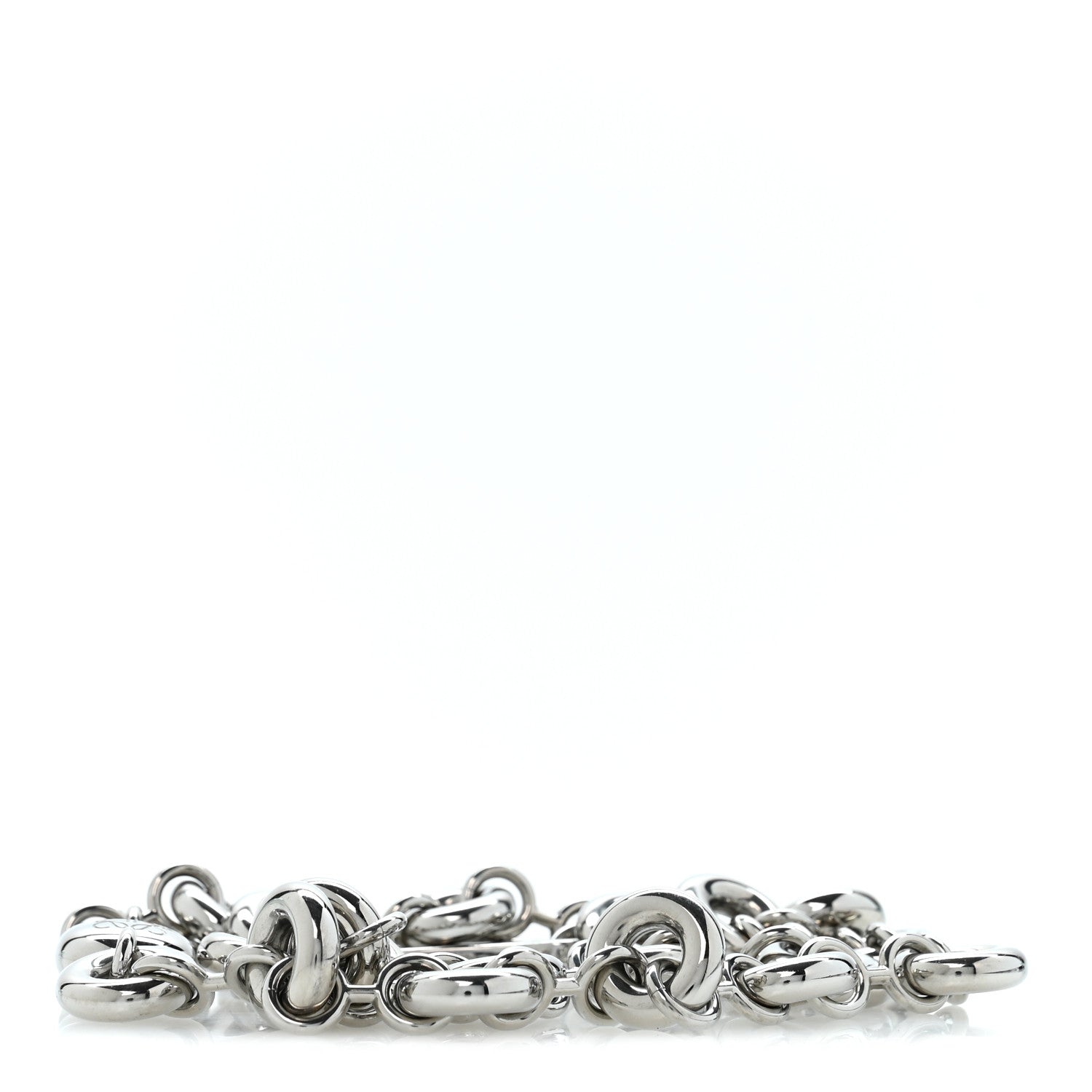 Loewe Donut Chain Shoulder Strap Silver 2 of 4
