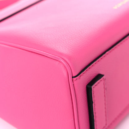 Versace Grained Calfskin Medusa Small Top Handle Handbag Cerise 11 of 13