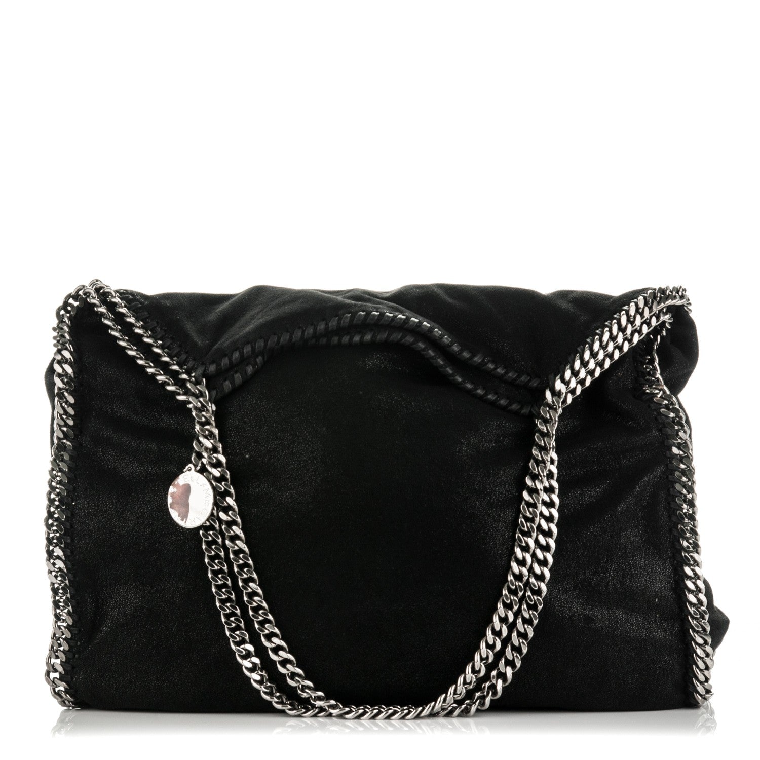 Stella McCartney Shaggy Deer Big Falabella Tote Black 1 of 8