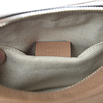 Gucci Pebbled Calfskin Small Soho Disco Bag Rose Beige 7 of 14