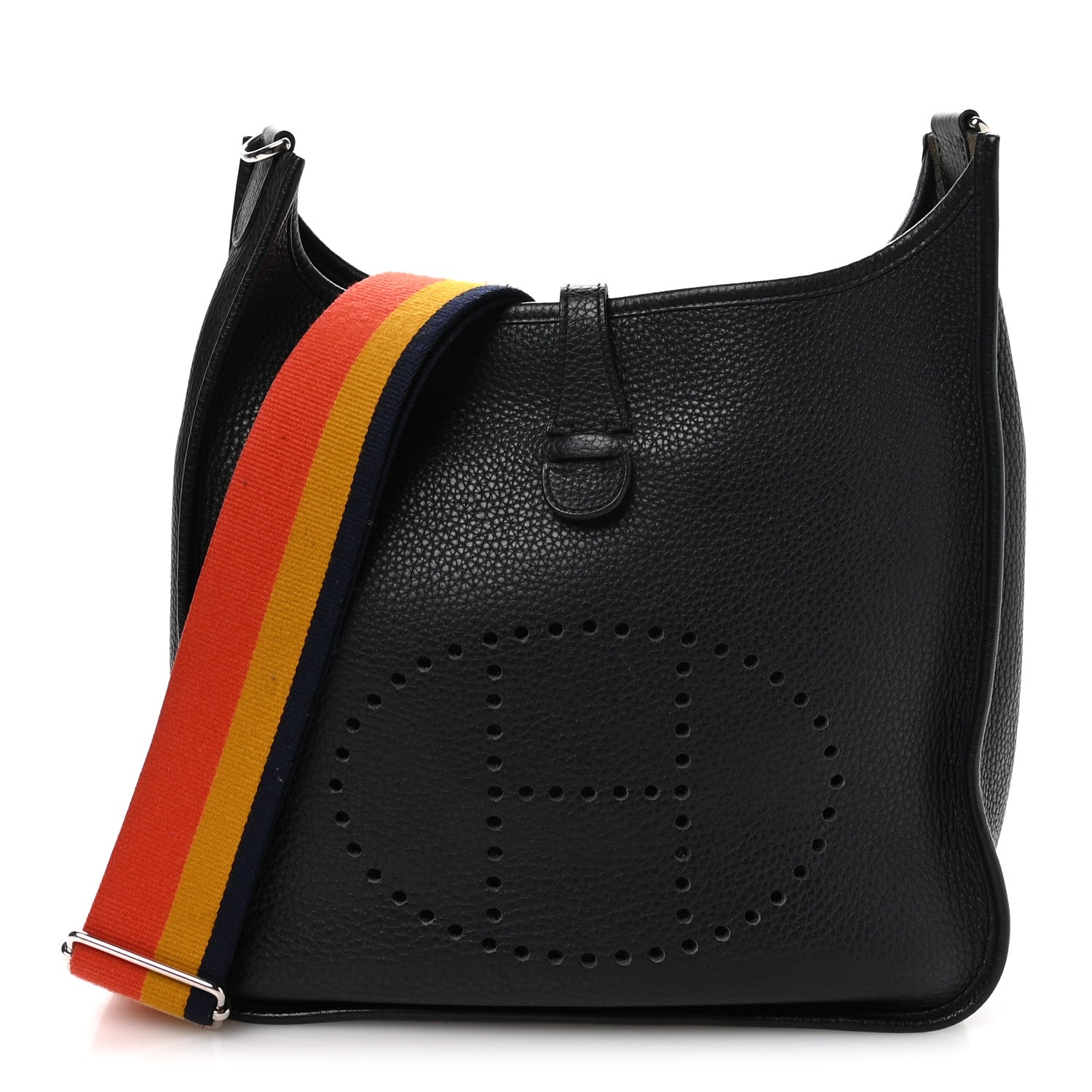 Hermes Taurillon Clemence Amazone Evelyne III PM Bleu Nuit 1 of 10
