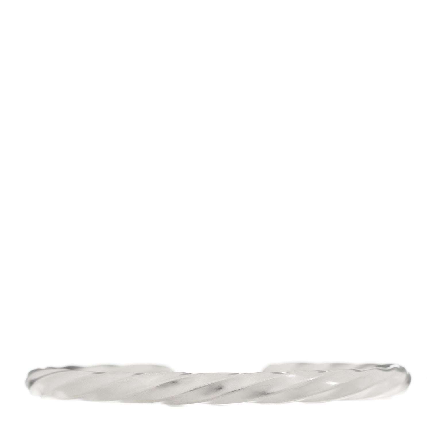 David Yurman Sterling Silver 5.5mm Cable Edge Bracelet 1 of 3