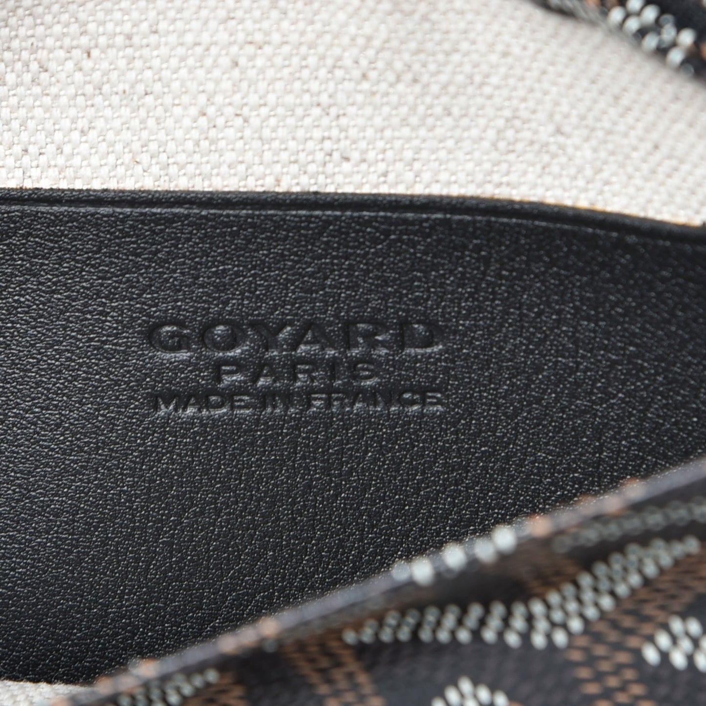 Goyardine Plumet Wallet Clutch Black