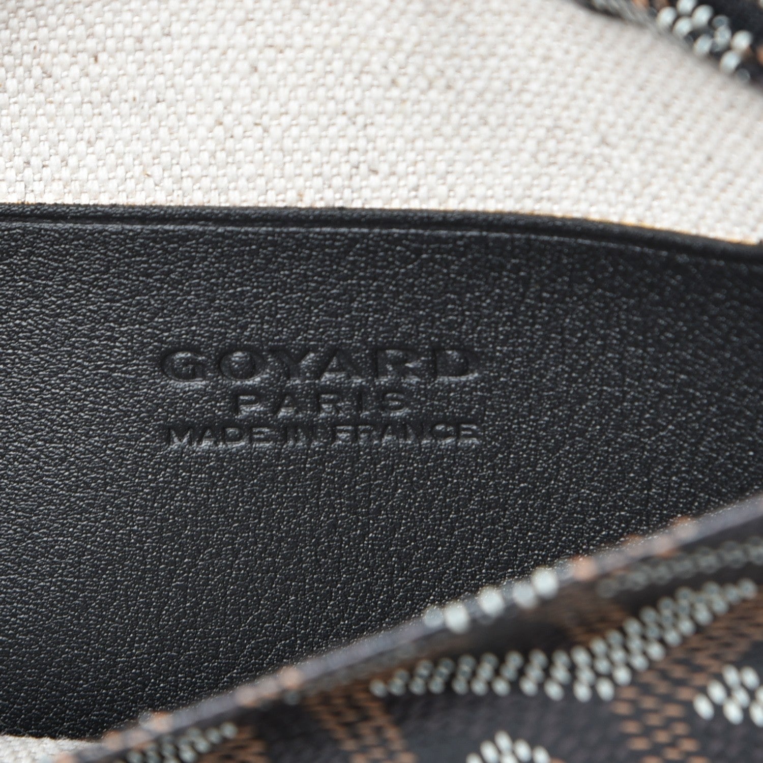 Goyard Goyardine Plumet Wallet Clutch Black 7 of 8