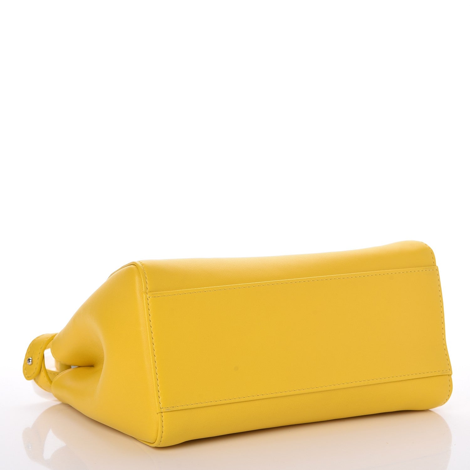 Fendi Nappa Mini Peekaboo Iconic Satchel Lime 4 of 9