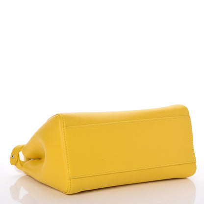 Fendi Nappa Mini Peekaboo Iconic Satchel Lime 4 of 9