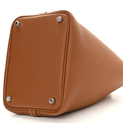 Hermes Taurillon Clemence Picotin Lock 18 PM Gold 10 of 11