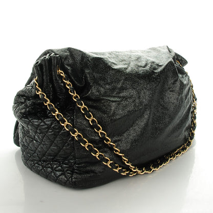 Chanel Vinyl XL Rock and Chain Flap Black 3 of 7
