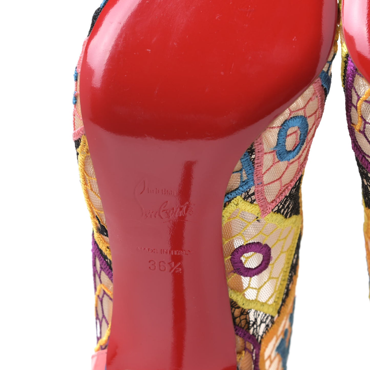 Patent Lace Gipsybootie 100 Ankle Boots 36.5 Multicolor