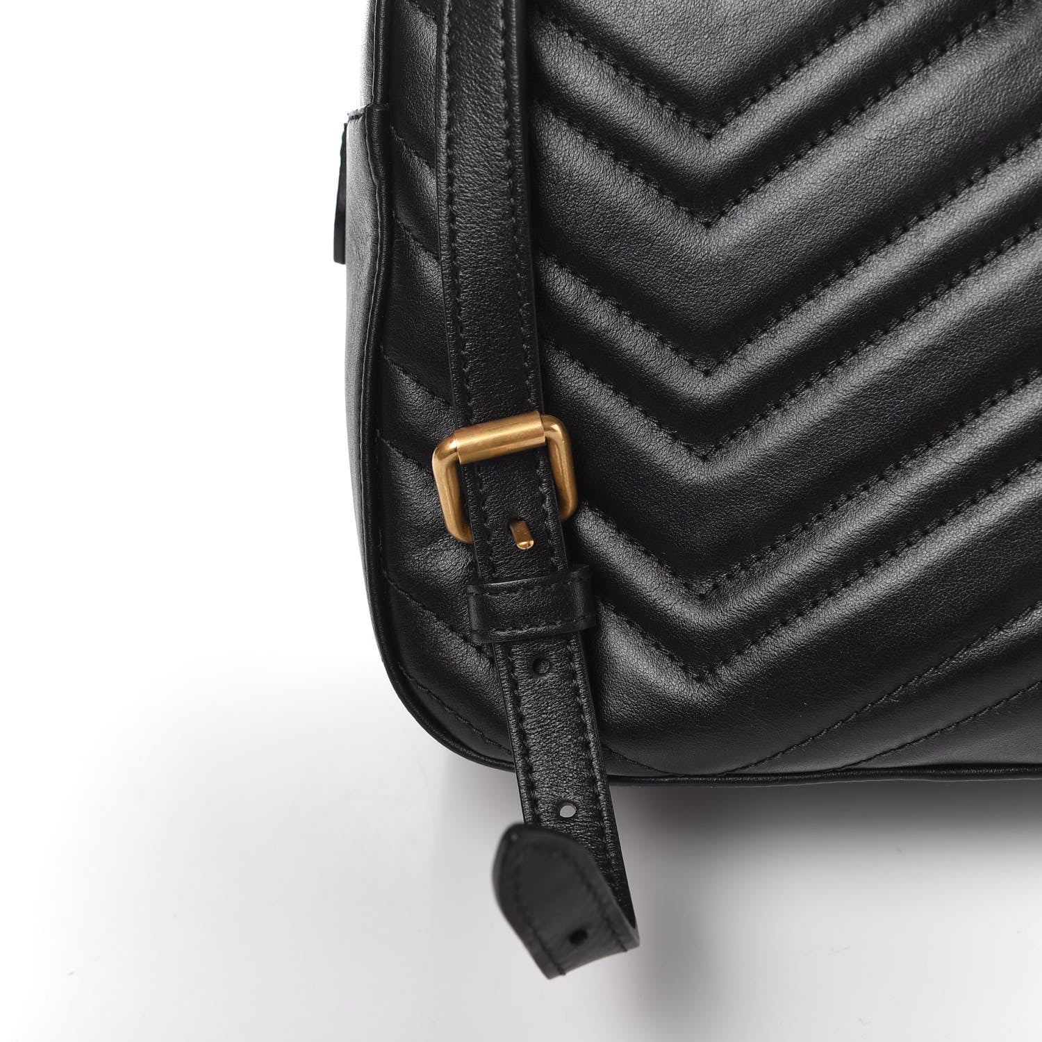 Gucci Calfskin Matelasse GG Marmont Backpack Black 8 of 9