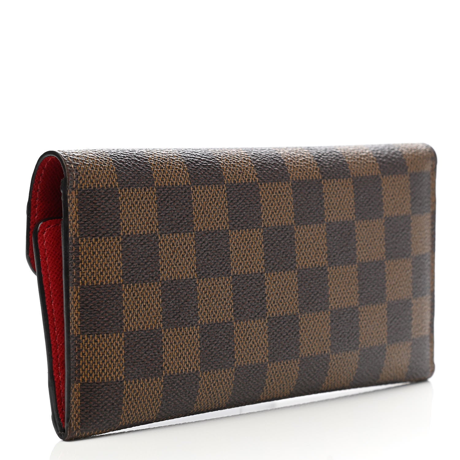 Louis Vuitton Damier Ebene Josephine Wallet Red 3 of 11