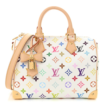 Louis Vuitton LV X TM Monogram Multicolor Speedy Bandouliere 25 White 1 of 10