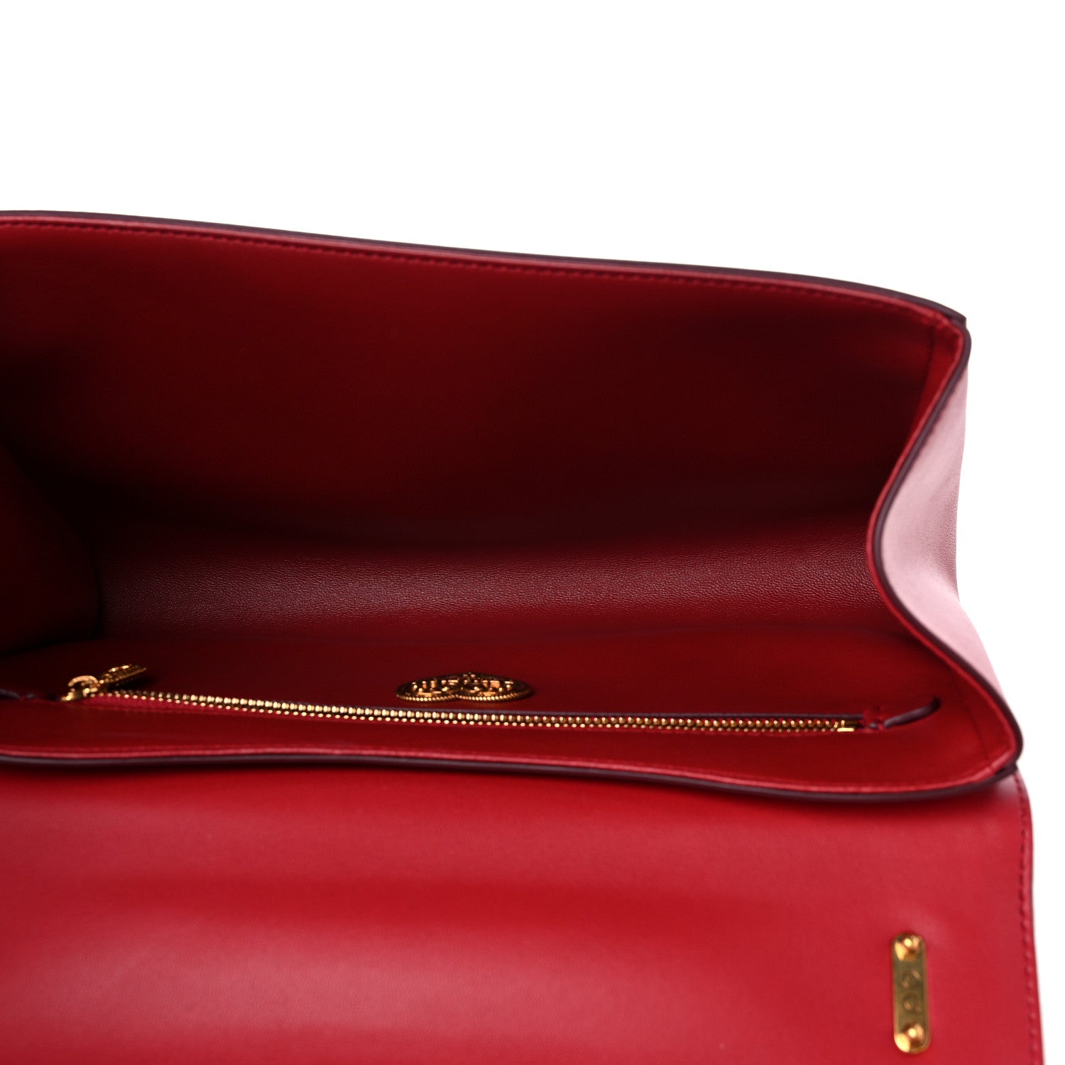 Dolce & Gabbana Calfskin Large Devotion Crossbody Bag Red 5 of 10