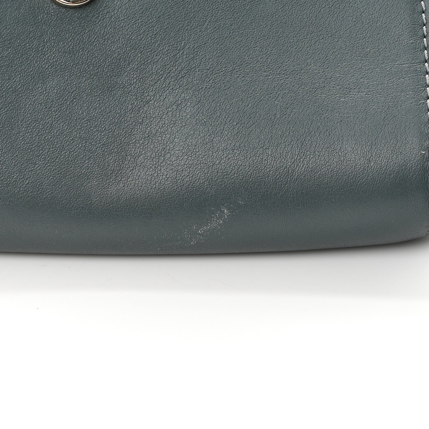 Chloe Suede Calfskin Mini Faye Shoulder Bag Cloudy Blue 14 of 19