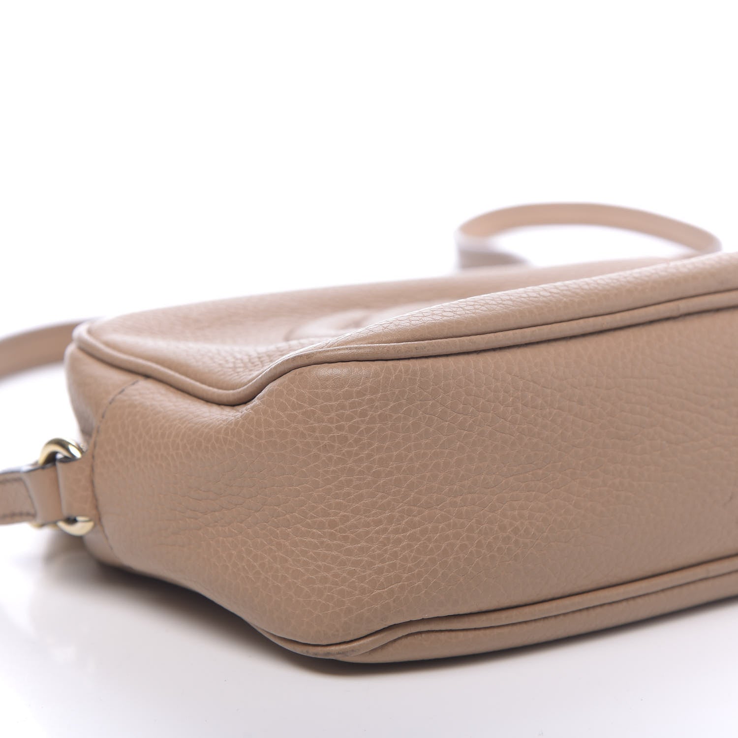 Gucci Pebbled Calfskin Small Soho Disco Bag Rose Beige 11 of 12