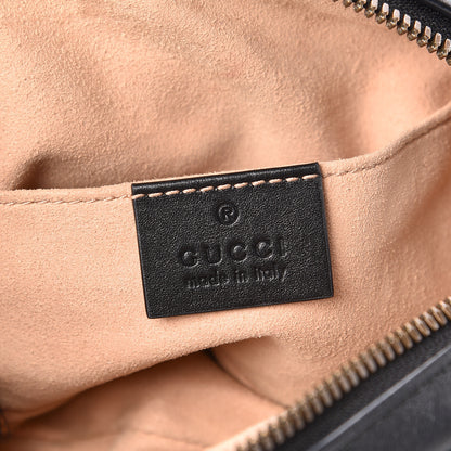Gucci Calfskin Matelasse GG Marmont Belt Bag 75 30 Black 6 of 10