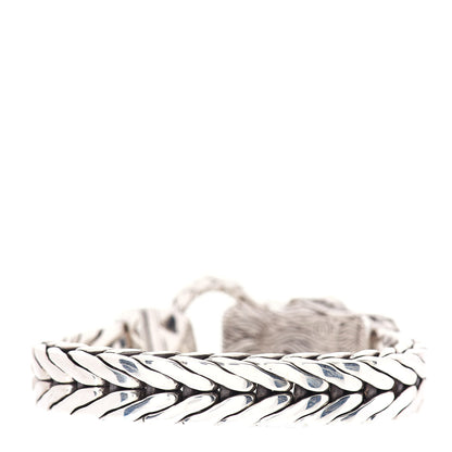 John Hardy Sterling Silver White Sapphire Naga Bracelet 4 of 5
