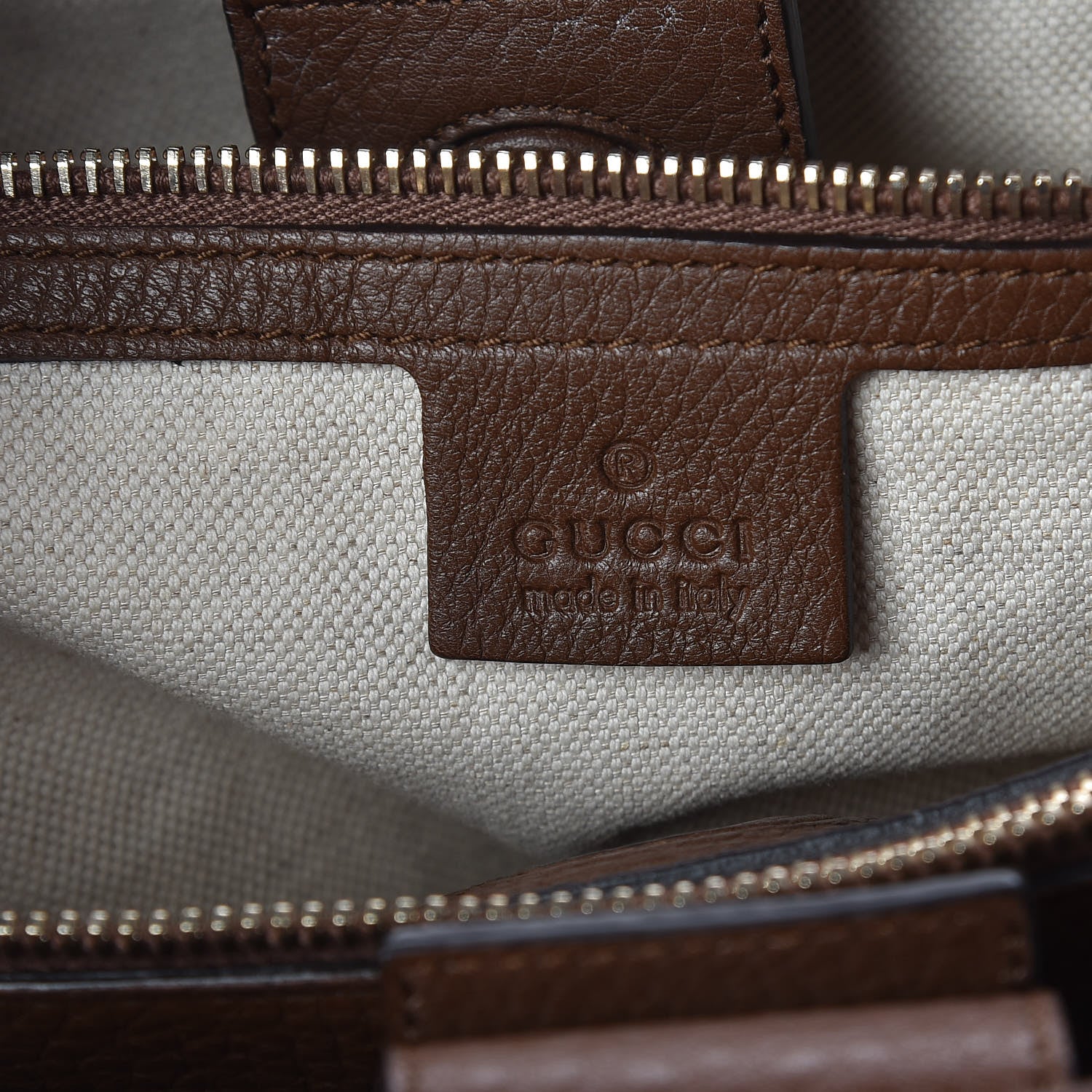 Gucci Cellarius Calfskin Large Bamboo Shopper Tote Acero 6 of 10