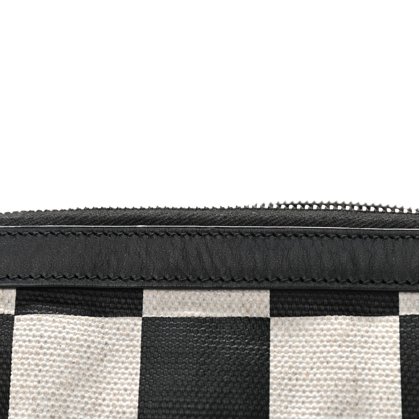 Canvas Classic Belt Bag Black White