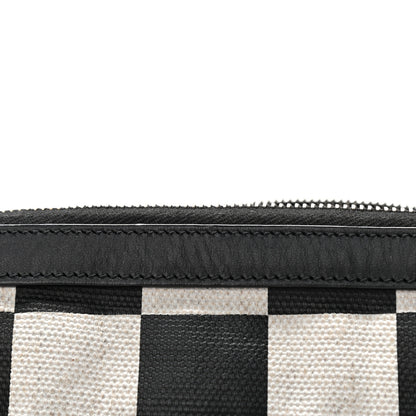 Saint Laurent Canvas Classic Belt Bag Black White 12 of 13